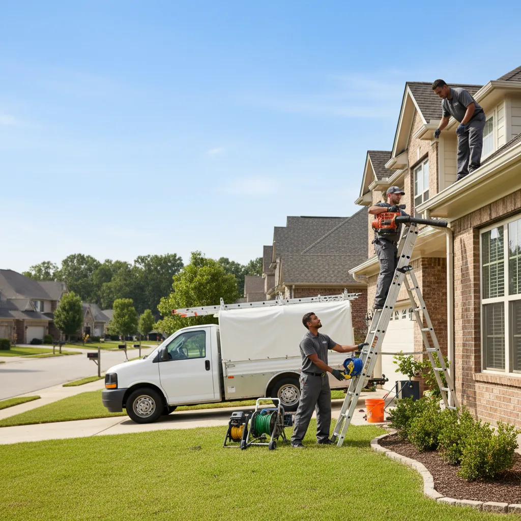 Home Gutter Service in Wallis, TX near me